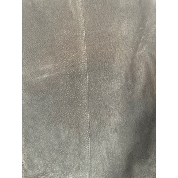 Wilsons Leather Brown Suede Leather Fur Trim Full Zip Jacket Women Sz XS - Picture 8 of 13